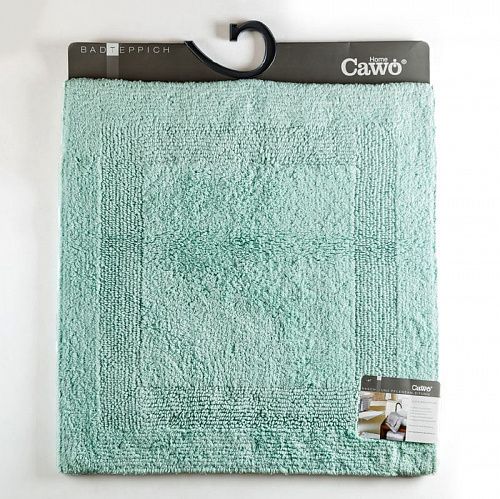 Коврик для ванной комнаты 60х60 см CAWO UNI 1000-474 зеленая агава