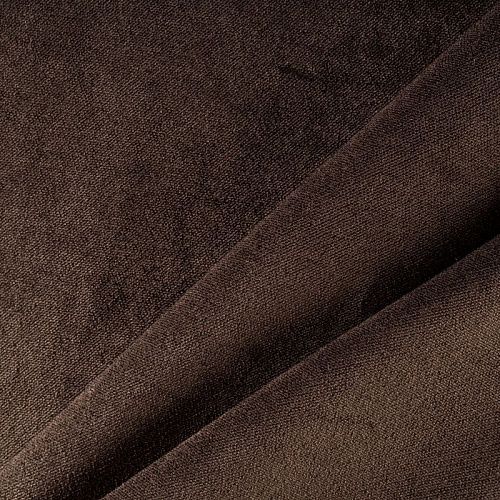 Ткань портьерная бархат 529-02-148 дымчатый кварц однотонный