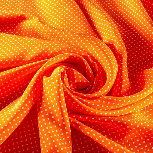 Вискоза 009-00971 сочный апельсин принтованный