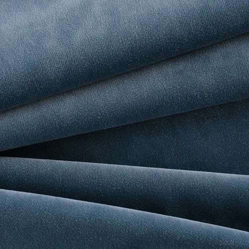 Бархат 002-11884 серо-синий однотонный