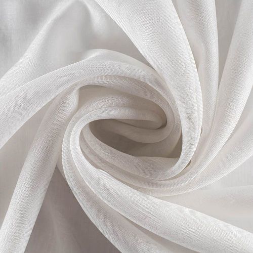 Тюль кристалон h-295 см 1020-005-1-04-0020 молочный однотонный