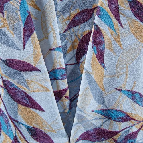 Креп стрейч 026-13862 разбеленный голубой принтованный