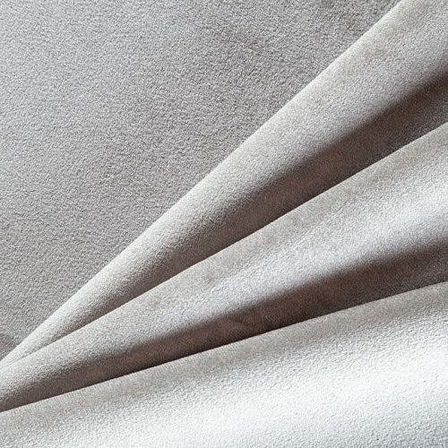 Ткань портьерная бархат 09-02-03270 светло-серый