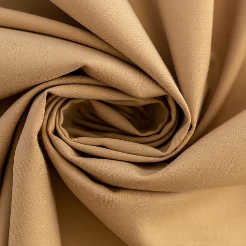 Ткань костюмная К33-465 кэмел однотонный