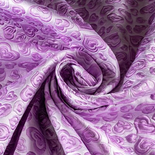 Жаккард К13-381 розово-сиреневый