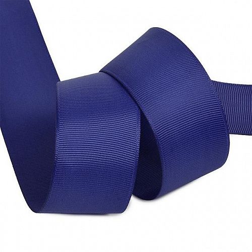 Лента репсовая Ideal в рубчик 38 мм 38-329 васильковый