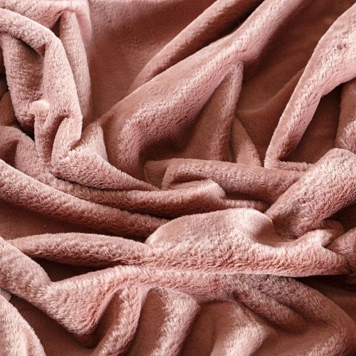 Мех искусственный 037-04422 розовый антик однотонный