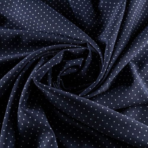 Вискоза "Лоренцо" К33-260 темно-синий принтованный