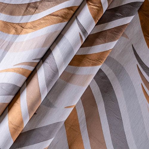 Ткань портьерная жаккард Т239-02-02 экрю