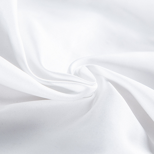 Сатин-тафта 001-21401 белый однотонный