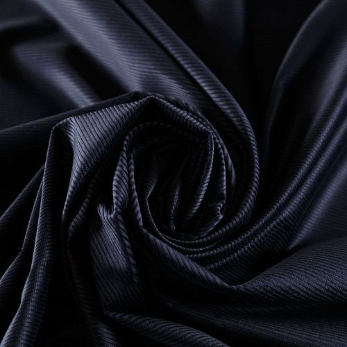 Вельвет 008-05757 черный однотонный