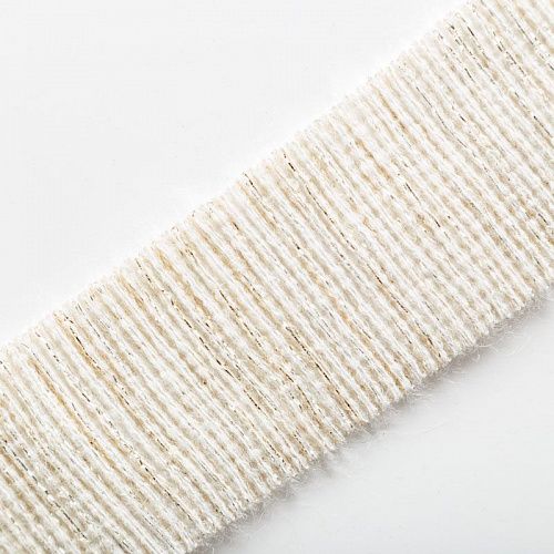 Подвяз вязаный 6х50 см 412170 бежевый