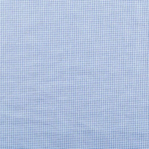 Лен натуральный 035-01482 голубой принтованный